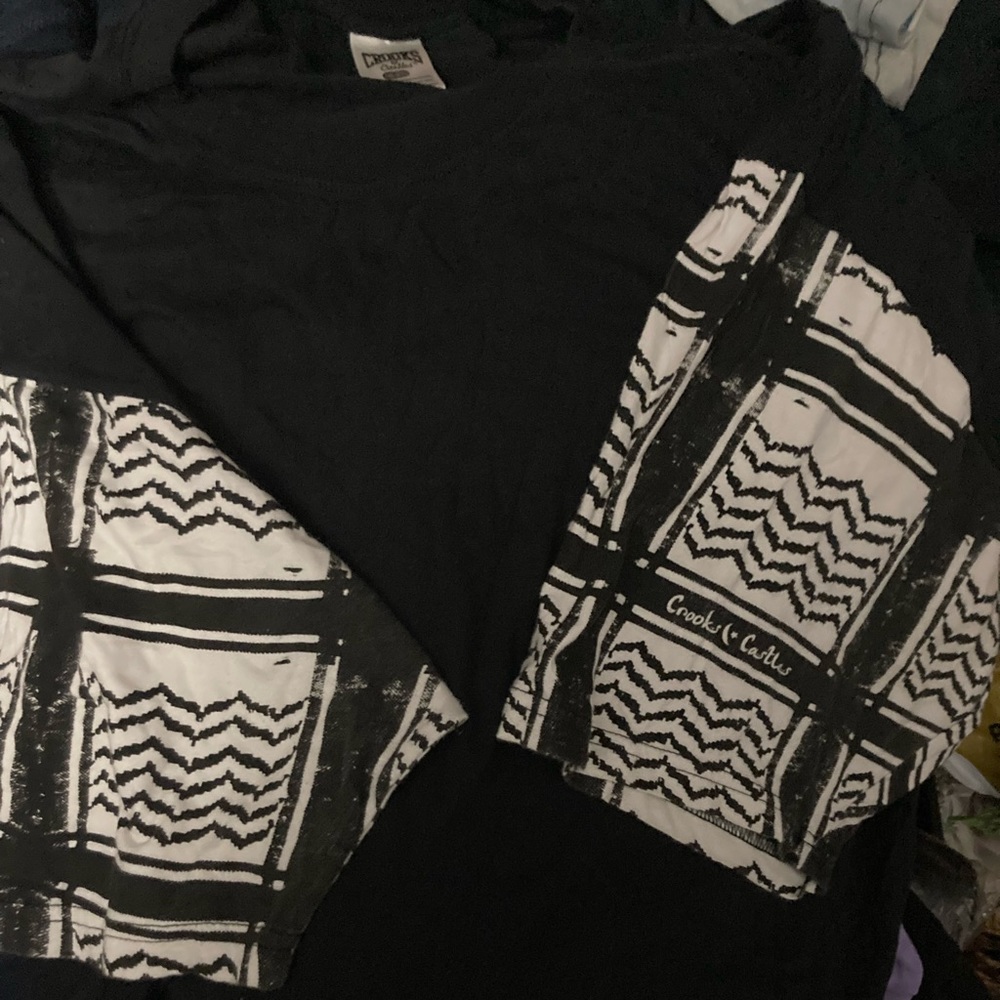 Crook’s & castles vintage tee black and white size xxl